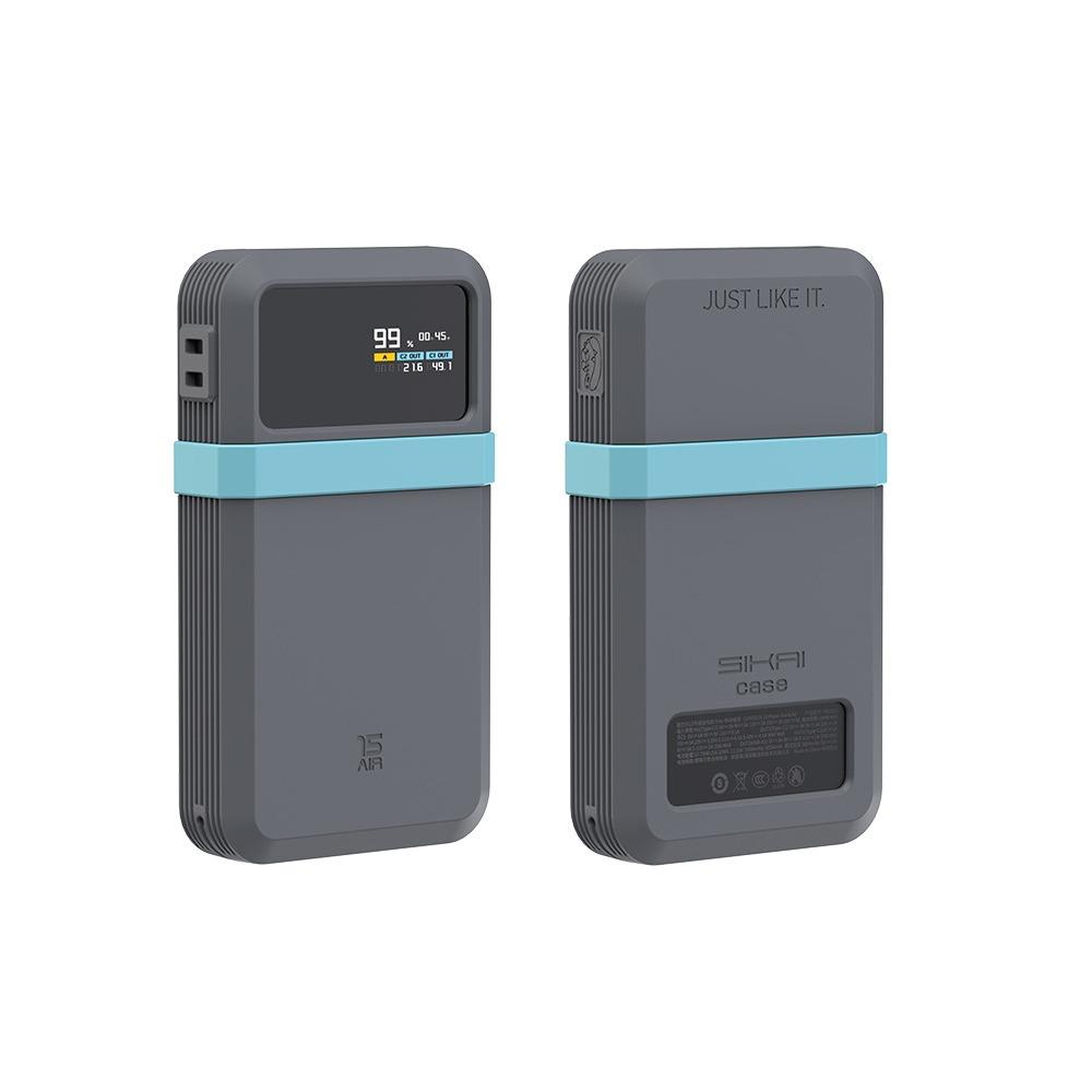 

Пылезащитный защитный чехол защитная крышка для CUKTECH 15 Power Bank Air 15000 100 Вт для путешествий серый