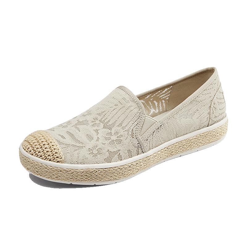 Skechers Women s Espadrille Flat Slip-On Shoes 114044 US 7.5