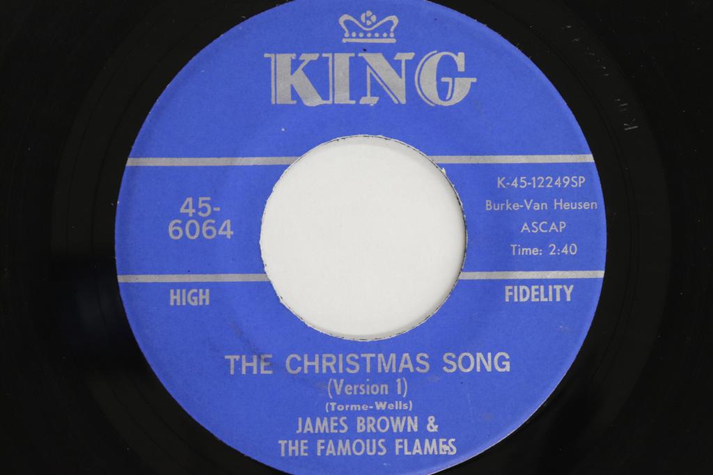 7inch Record JAMES BROWN & THE FAMOUS FLAMES - Christmas Song 456064 KING 1966 US Soul/Funk Used