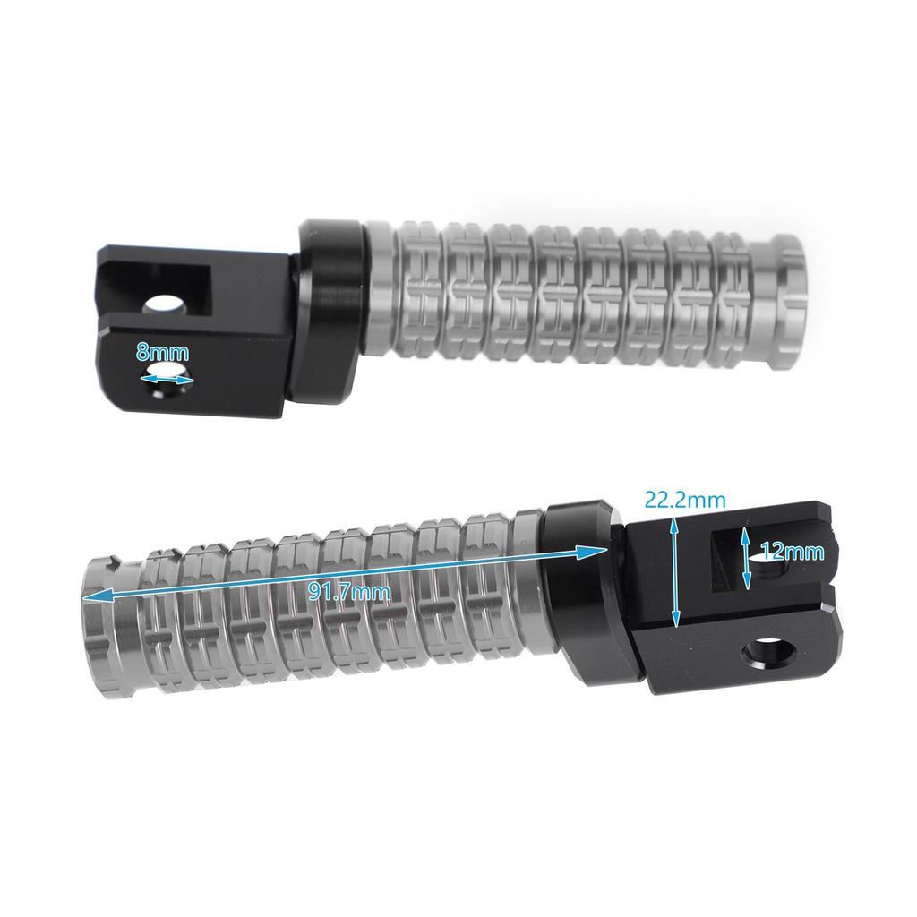 Front Footrests Foot Peg for Triumph Street Triple 765/R/S 1200 RR/RS 675/R/RX