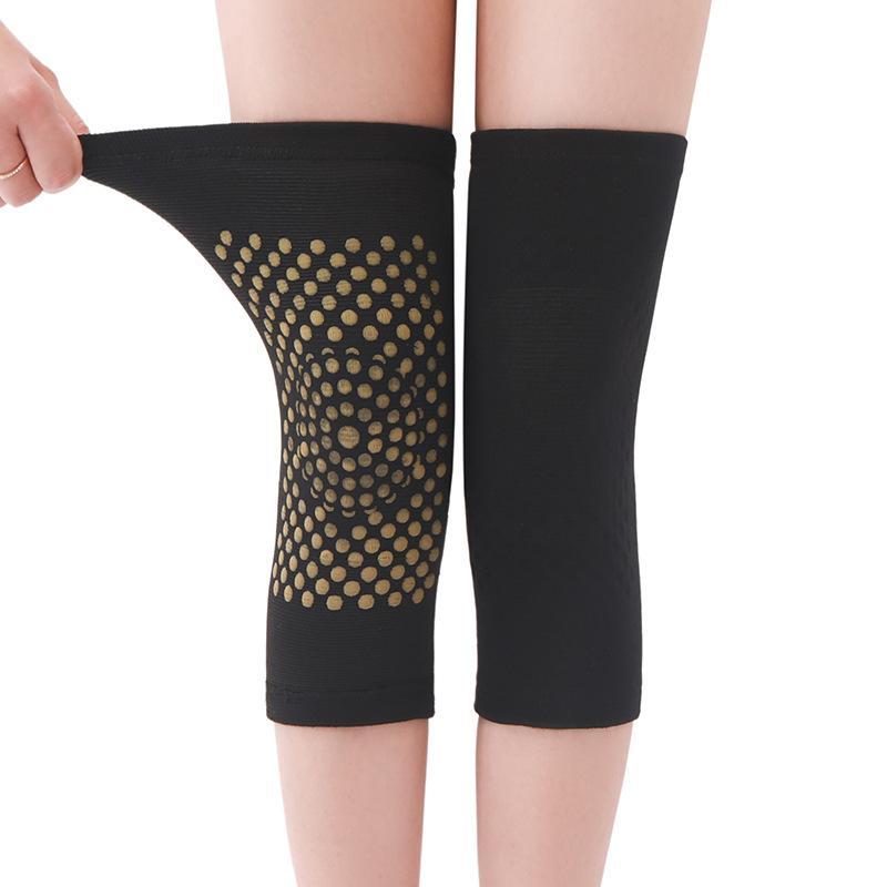 Self Heating Knee Brace 2Pcs Washable Warm Compression Non Slip Protector for Home Daily Knee Health Care