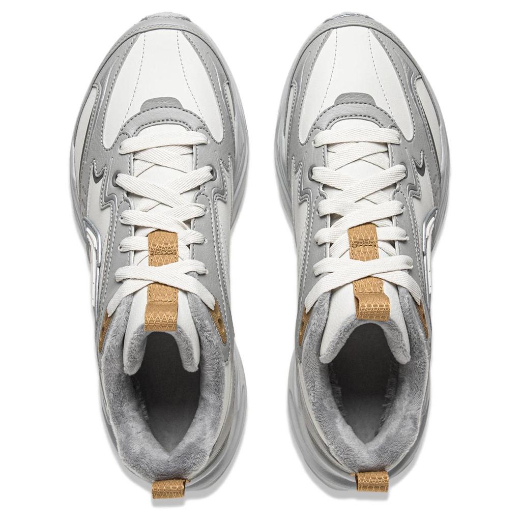 Li Ning LN DEFENDER Cushioning Slip Resistant Abrasion Resistant Lightweight Height Increasing Mid Top Casual Shoes AGCV395-3