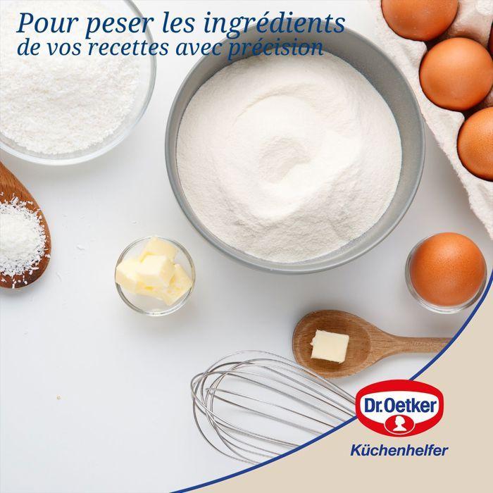 Verre doseur et mélangeur - dr oetker - 2,2 litres - résistant aux chocs - pare-éclaboussures - antidérapant