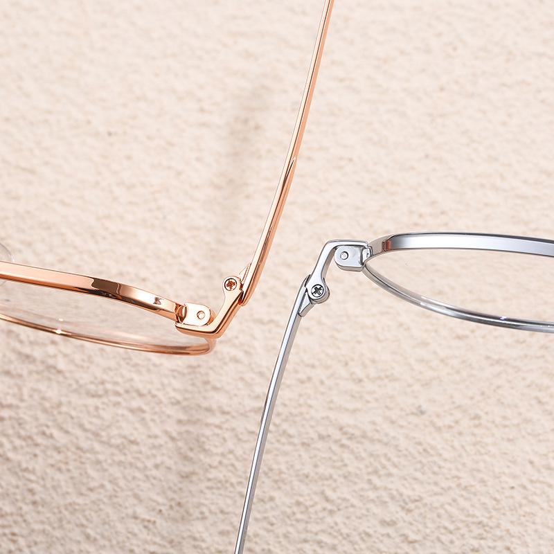 2023 Korean Style Titanium Frame Glasses - Multifunctional Myopia & Anti-Blue Light, Flat Upper & Round Lower Design