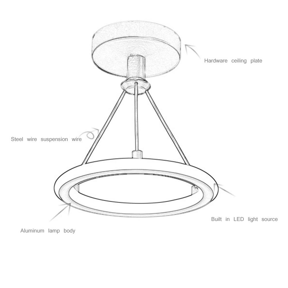 LED Hollow Chandelier Energy Saving Hanging Indoor Light Dimmable Wrought Iron Chandelier Protect Eyes for Bedroom Bathroom