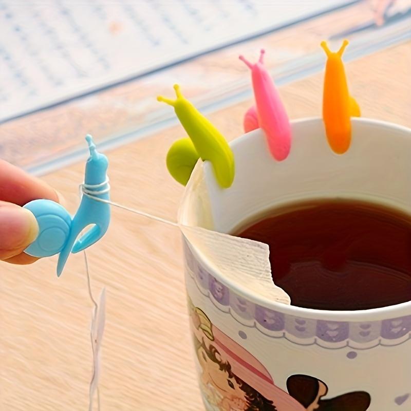 5Pcs Snail-Shaped Tea Infuser - Silicone Kitchen Gadget for Tea Lovers