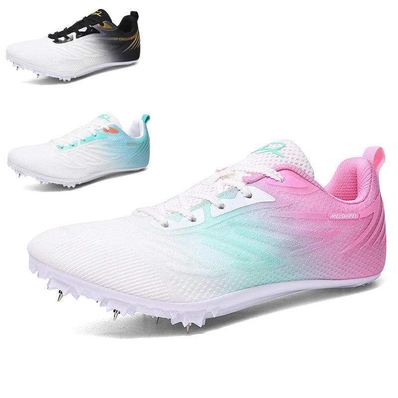 2025 New Nail Shoes Track and Field Sprinting Sports Men's Sports Outdoor Nail Shoes Women's Medium and Long Running Long Jump Shoes