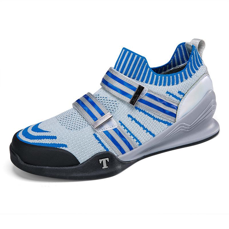 Neue professionelle Unisex Schnürlose Kniebeugen Hard Pull Schuhe Kraftheben Schuhe Fitness Trainingsschuhe Rutschfeste Deep Squat Stiefel