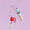 New High Appearance Horizontal Straw Cup Cartoon Portable Large Capacity Thermos Cup Student Office Stainless Steel Water Cup