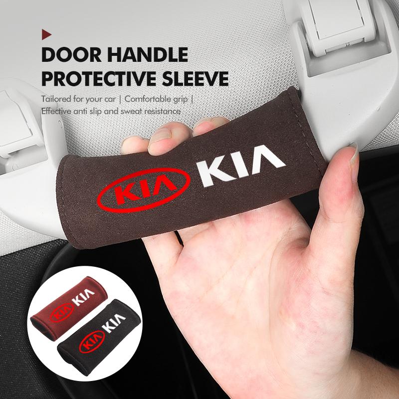 Car Roof Armrest Handle Cover Anti-Scratch protective Case Interior accessories For KIA Cerato Soul Venga Forte Spectra Sedona wscap11