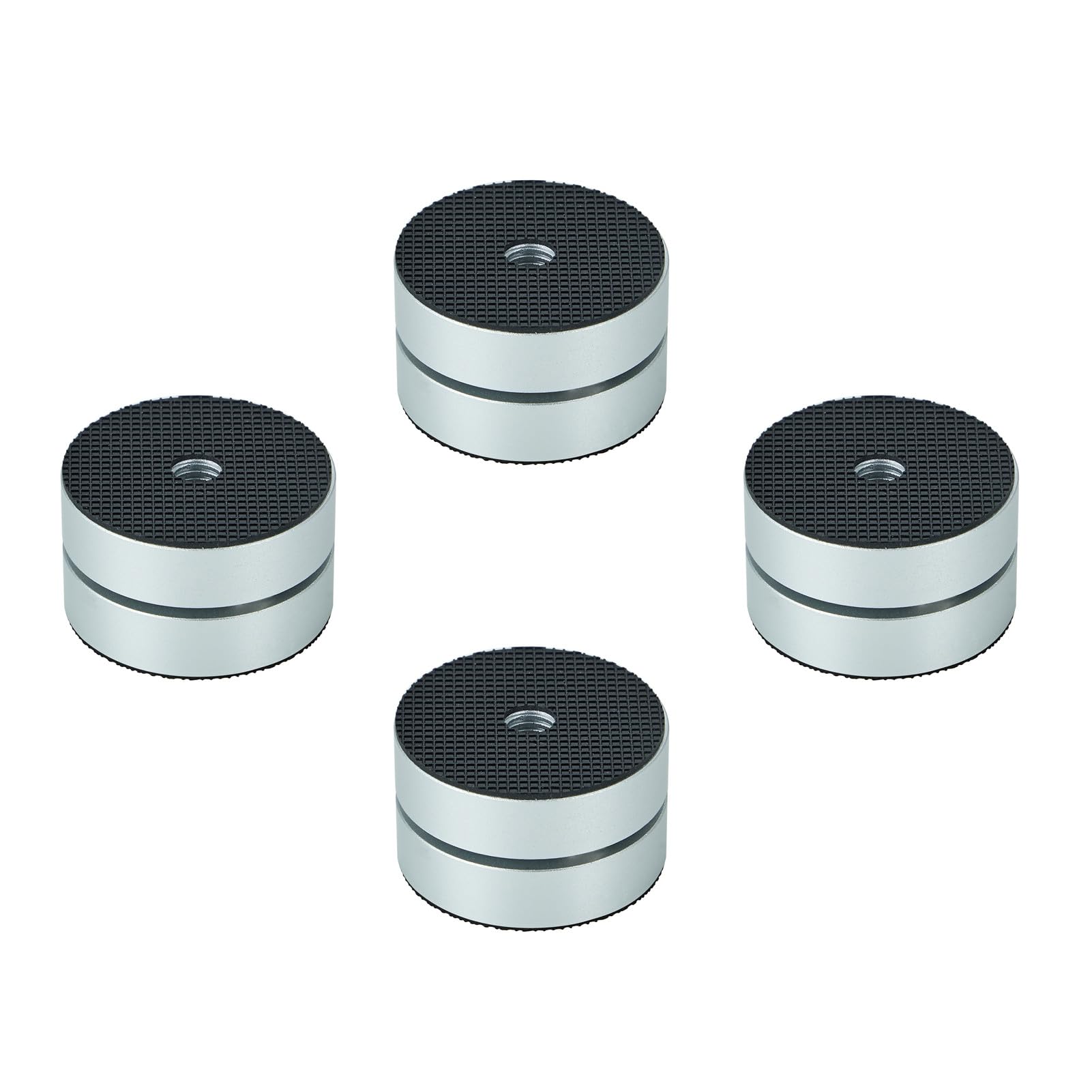 

Pailvens Speaker Insulators Speaker Stands with Steel Metal Spike Audio Sound Quality Vibration Silver (4 pieces), Balls, Stands, Improvement, срібний