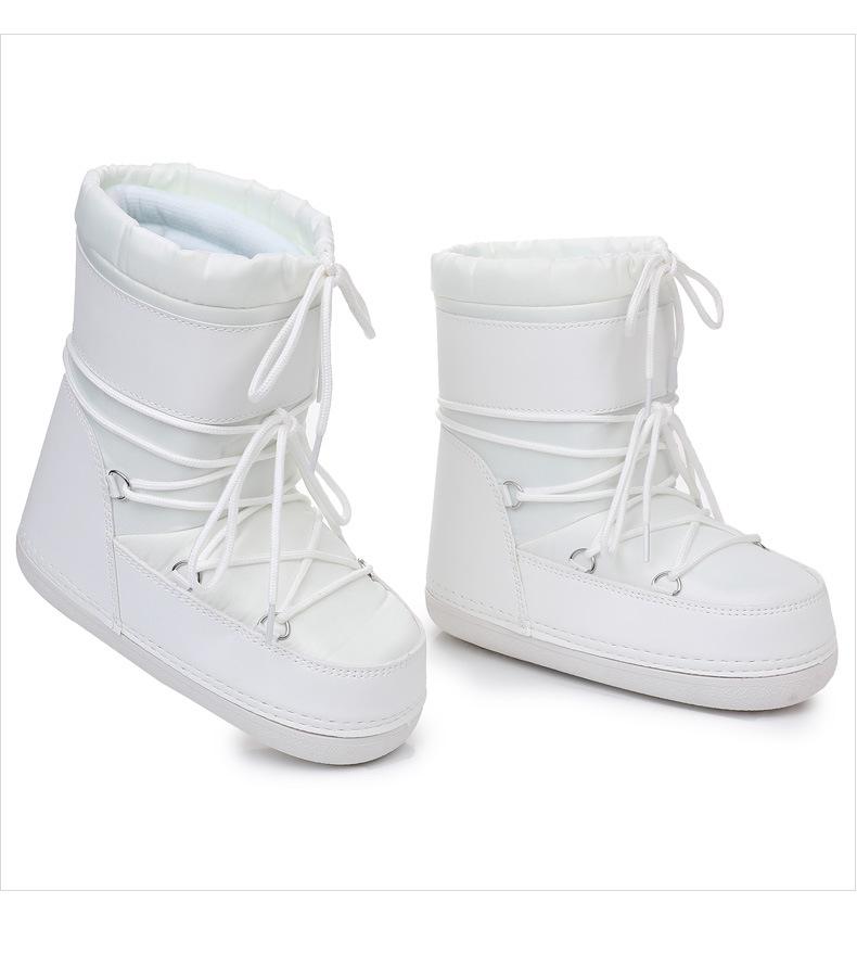2024 Short Tube Waterproof Non-Slip Space Boots - Thickened Warm Snow Boots for Europe