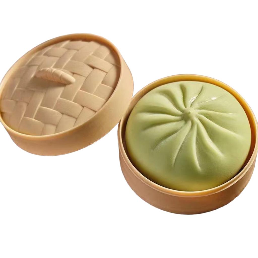 Prank Stress Relief Bun Toy Realistic Steamer Toy