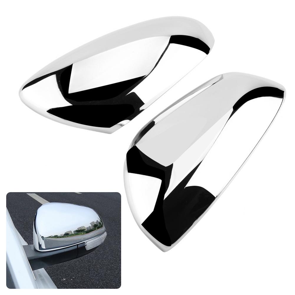 2pcsset Car Rearview Mirror Frame Cap Decorative Cover Trim for MG ZS 20172018 Electroplating