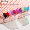 50-Pack Portable Multi-Purpose Eyelash and Eyebrow Crystal Handle Brushes