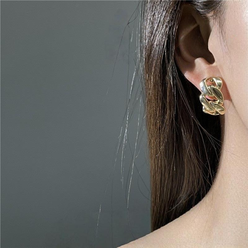 No Ear Piercings Chain Ear Loops Earrings Ear Clips Simple Earrings