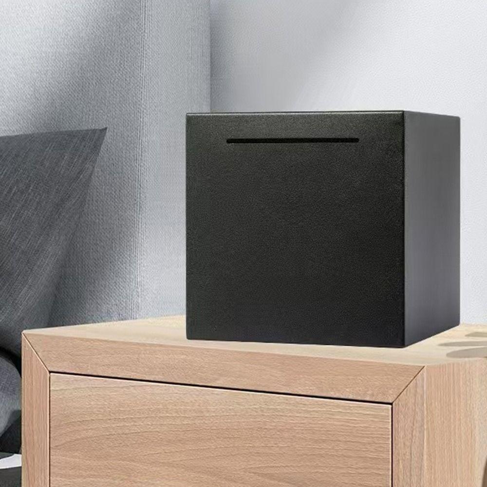 Pudełko na monety ze stali nierdzewnej Wielokolorowy słoik do przechowywania pieniędzy Pudełko do przechowywania Do użytku domowego