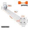 90° Stainless Steel Door Holder Stopper with Rubber Buffer for Bathroom & Hotel