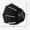Full-30cm Octagonal Softbox Mini Bowens Mount Quick Release Honeycomb Grid Softbox For Zu60 Or M60 Cob Fill Light Studio
