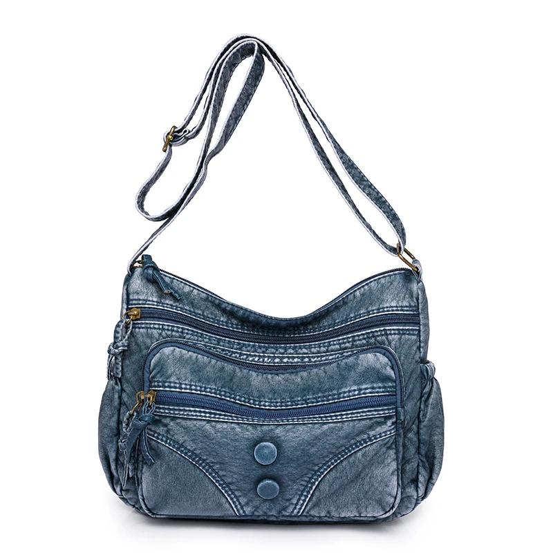Trendy Vintage Women's Soft Skin Handbag Female Small Subaxillary Bags Casual Retro Mini Shoulder Bag