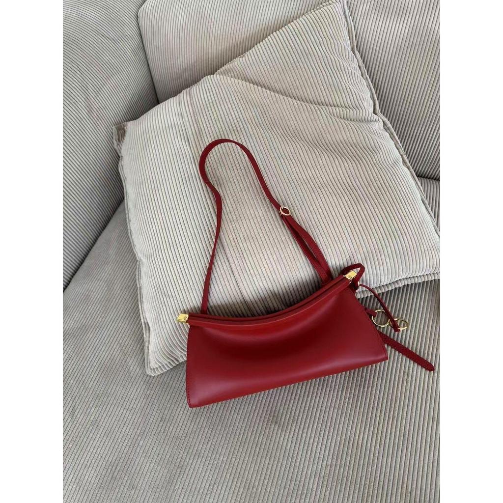 Original Leder A Le Click Achseltasche Nischen-Design Einfach Modisch Ein-Schulter Crossbody Damen