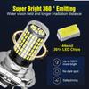 H4 Led Motorcycle Headlight P15D H6 BA20D Led Moto Bulb 144Pcs Chips Lamp Motorcycle Fog Lights High Low Beam 12V 6000K White
