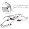 1 Pair Exhaust Muffler Tail Pipe Cover Trims for Mercedes Benz GLC C E class C207 Coupe 14 17