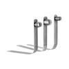 Spring Clips 5Pcs V-Shape Button Clamp Kayak Paddle Holder Clip for Camping Kayak Tent Outdoor Canopy Awning Boat Tube