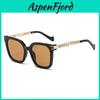 Fashion Unisex Square Sunglasses With Protection For Outdoor Travel And Parties