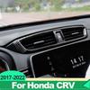 For Honda Crv CR-V 2017- Car Center Control Air Condition Vent Outlet Frame Cover Trim Strip Sticker Accessories