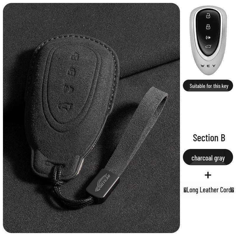 Great Wall WEY Lanshan Mocha/Hi4/Latte Key Suede Cover - Three Colors