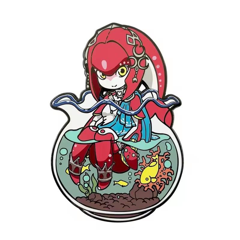 The Legend of Zelda Enamel Pins Anime Zelda Manga Brooches for Women Men Lapel Pins Badges on Backpack Clothes Accessories Gifts