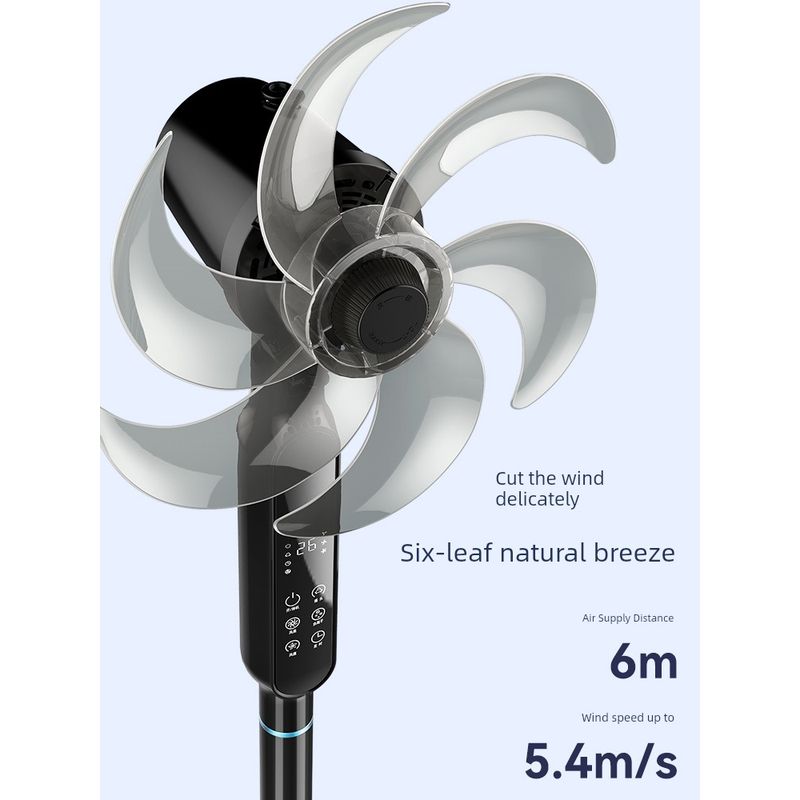 Meiling Electric Fan Light Tone Remote Control Floor Fan For Home Desktop Powerful Industrial Fan Vertical Shaking Head Dormitory 168