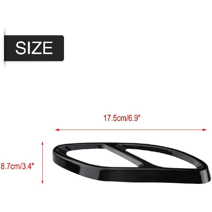 1Pair Car Exhaust Tail Muffler Tip Pipe Cover Trims for Mercedes Benz C Class w205 Coupe GLC B Class w246 E class w212 w213 C207 Coupe A class w176