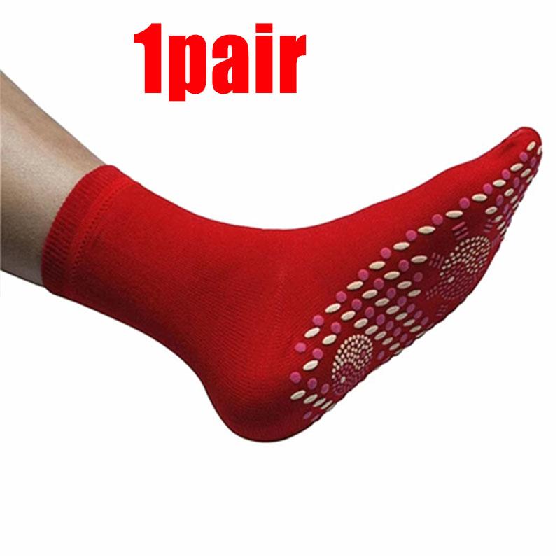 1-6 пар самонагревающиеся носки для женщин и мужчин, самонагревающиеся носки, тур, магнитная терапия, удобные зимние теплые массажные носки, давление