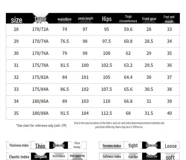 TonLion Men's Relaxed Tapered Lightweight Denim Jeans