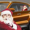 Christmas Santa Car Sticker 3D Realistic Santa Claus Car Rear Window Sticker, HomeDecoration Accessories Art Decal 1PC