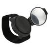 Correa de Brazo Espejo para Bicicleta Correa de Muñeca de Nylon con Espejo Diseño Convexo Negro Diámetro 5cm Espejo Retrovisor de Bicicleta para Motocicletas