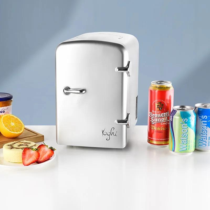 Yoghi - Mini Réfrigérateur 4l Froid Et Chaud Nanofridge Gris