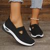 Soft Sole Knitted Sneakers For Women Breathable Comfort Casual Sports Shoes Woman Lightweight Hollow Out Mesh Flats Summer Shoes