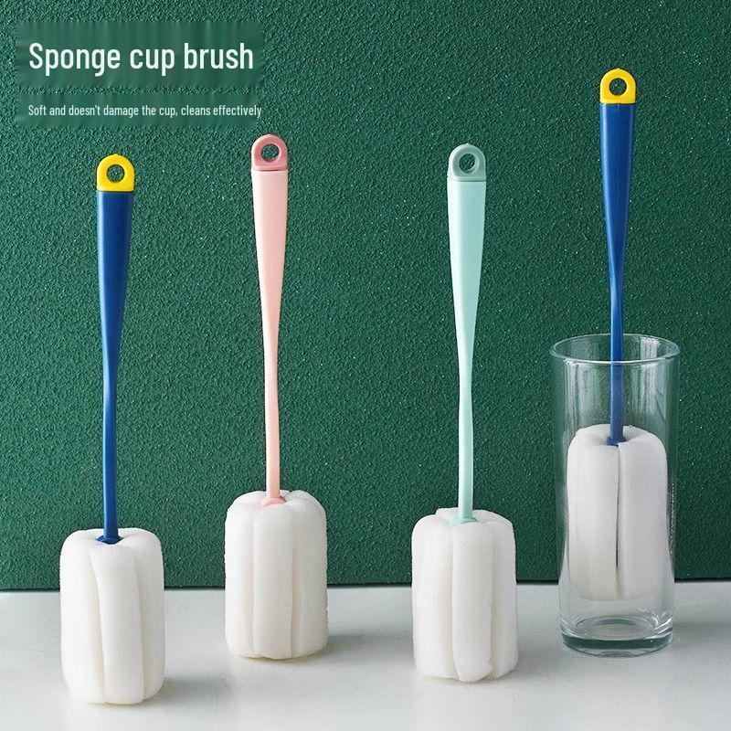Detachable Sponge Cup Brush for Baby Bottles & Water Bottles