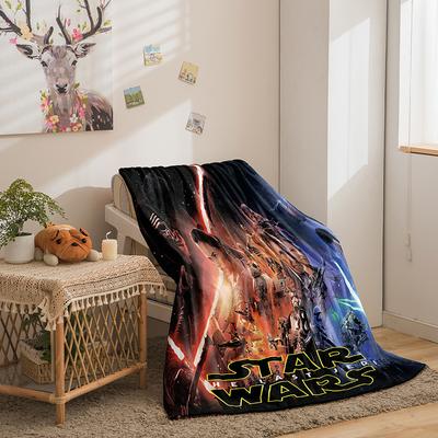Cartoon Planet Series Double Sided Flannel 3D Digital Printing Blanket Blanket