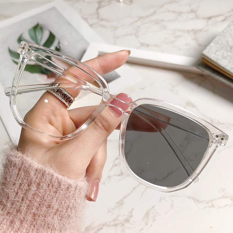 

Очки для близорукости с защитой от синего света, меняющие цвет, с ретро оправой с плоской переносицей 1962 -4