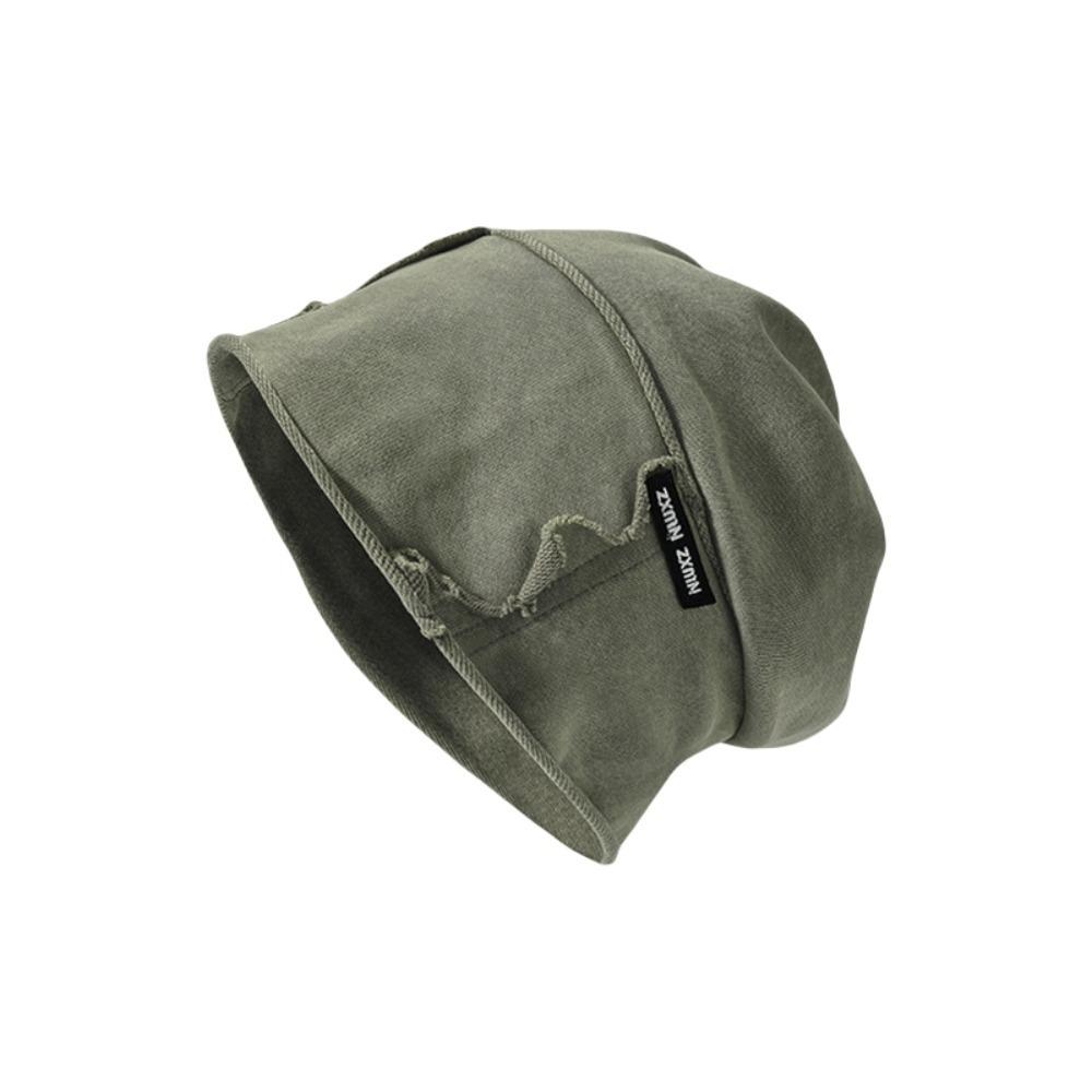 Cotton Wasteland Pullover Cap Vintage Loose Beret Casual Washed Beanie  Unisex
