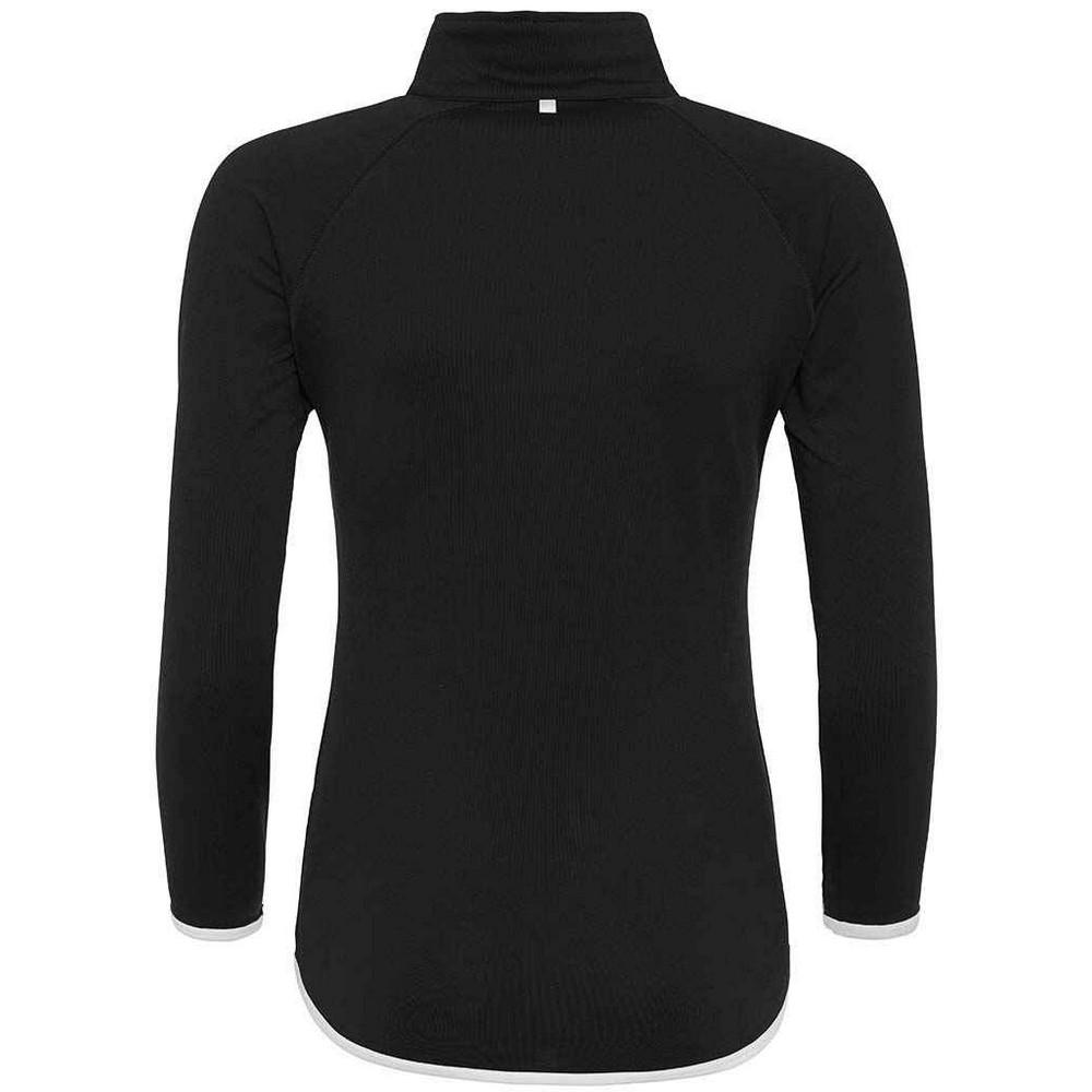 AWDis Cool Sweat Top Fetiță cu jumătate de fermoar pentru femei/damă