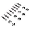 8 Pack Speaker Spike Pad Kit Shockproof Adjustable Copper Speaker Isolation Feet Stand for Amplifier CD DVD Player