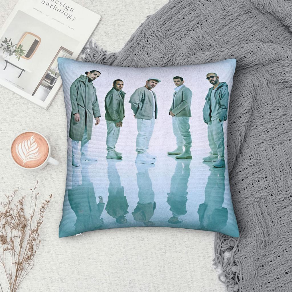Backstreets Boys Pillow Case Square Pillow Cover For Couch Sofa Bedroom Kawaii Cushion Cover