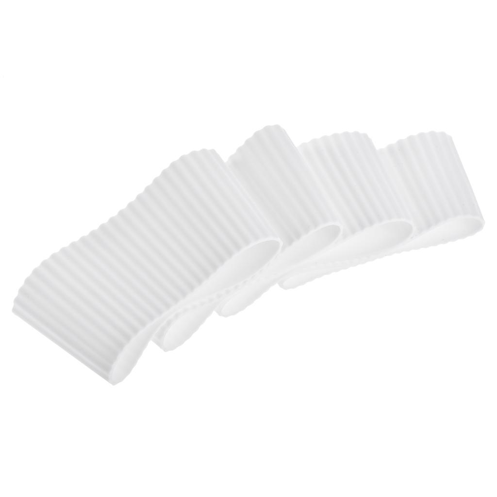 4pcs Mug Sleeves Heat Resistant Protective Anti-slip Cup Silicone Covers Sleeve Covers Water Bottle Boots