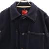 GAIJIN MADE Light Melton Coverall S Navy Men's Used