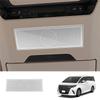 A03E-For Toyota Alphard/Vellfire 40 Series Stainless Steel Middle Row Roof Speaker Cover Interior Trim Replacement Parts Silver